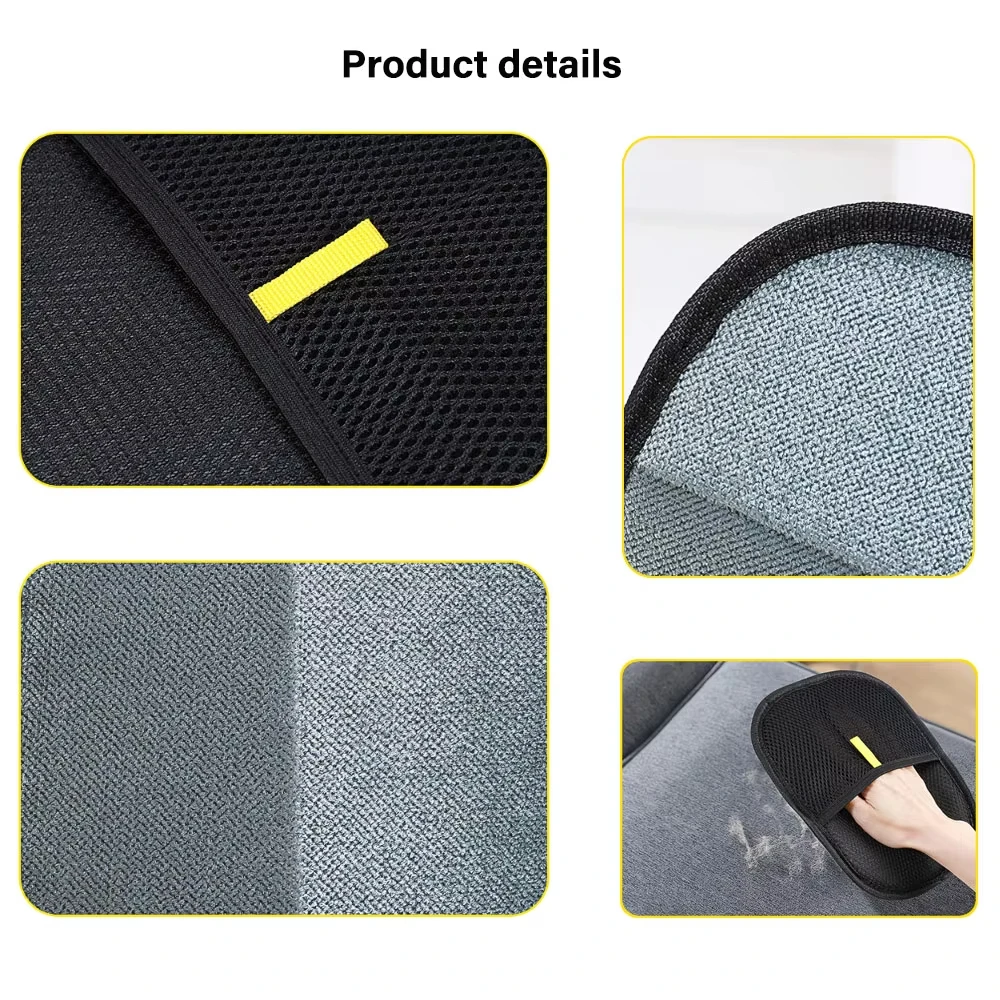 Pet Grooming Gloves Pet Hair Remover Static Dedusting Brush Removing Dog Cat Hair From Sofa Carpet Clothes Gloves Dog Supplies view 6