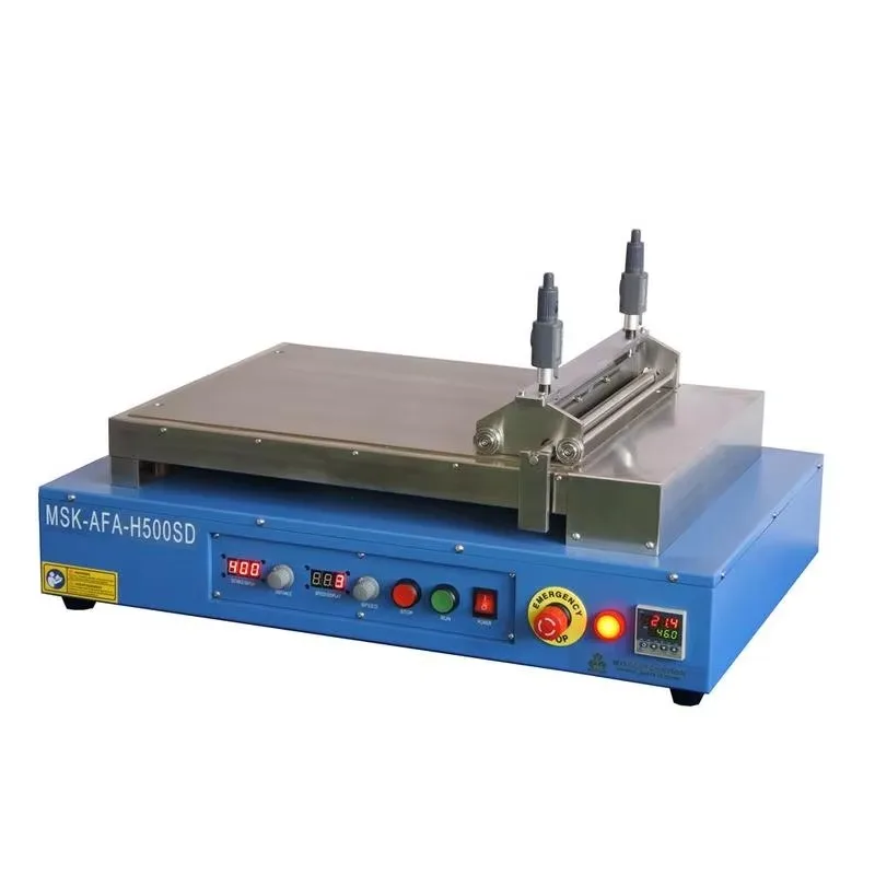 300mm Width Slot-die Coater Coating Machine with SS316 Heating Vacuum Chuck (150°C, 500*400MM) - MSK-AFA-H300SD