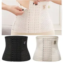 Waist Trainer Slimming Belt Girdles Shapewear Postpartum Belt Women Body Shaper Breathable Hollow Out Fitness Waist Corset