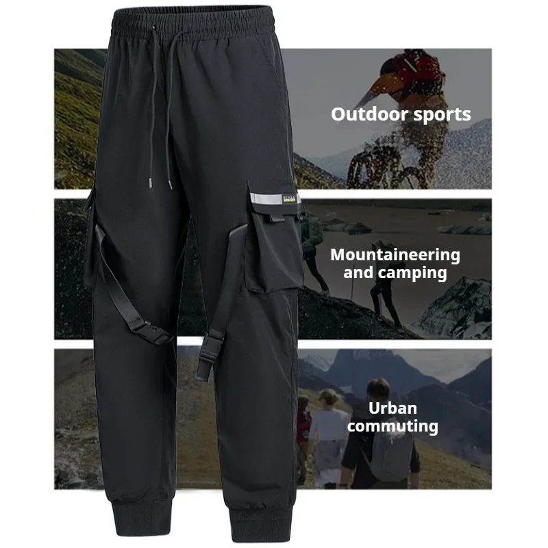 

Outdoor Hiking Cargo Pants Men Waterproof Wear-resistant Overalls Mountaineering Trousers Man Sports Casual Combat Pants Male