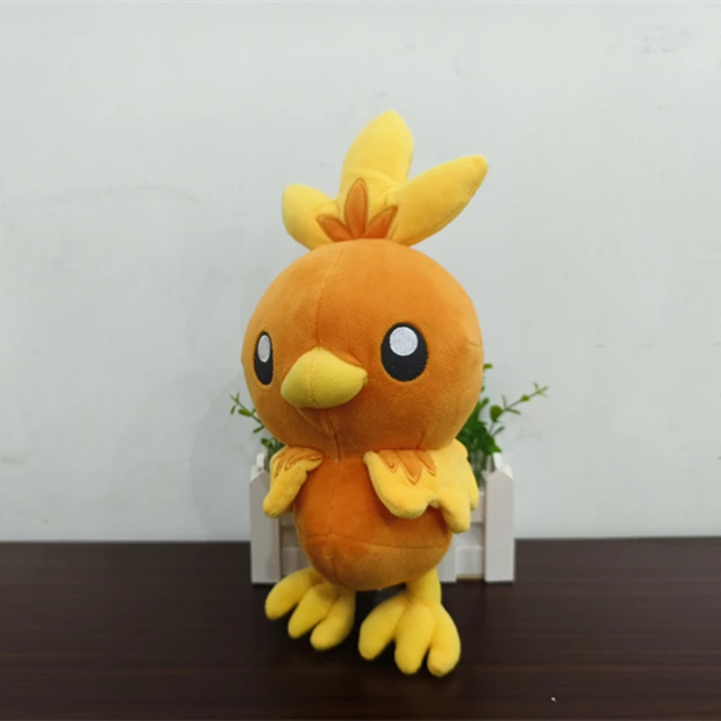 TAKARA TOMY Pokemon 28cm Torchic Plush Toys Doll Torchic Soft Stuffed Plush Doll Peluches Gift for Children Kids