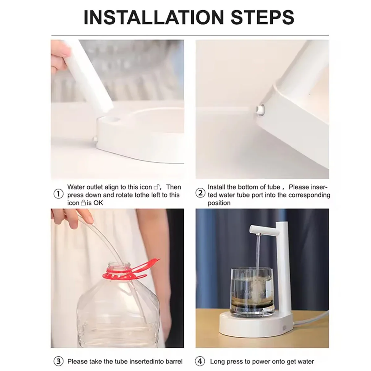 インテリジェントデスクトップ電動ウォーターポンプの無料でワイヤレスな排水量