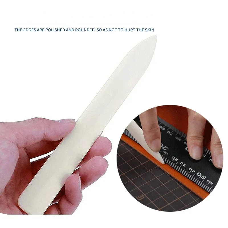 2pcs/lot Plastic Bone Folder Creaser Scoring DIY Bookbinding Leather Crafts Card Making Folding Paper Handmade Burnishing Tools