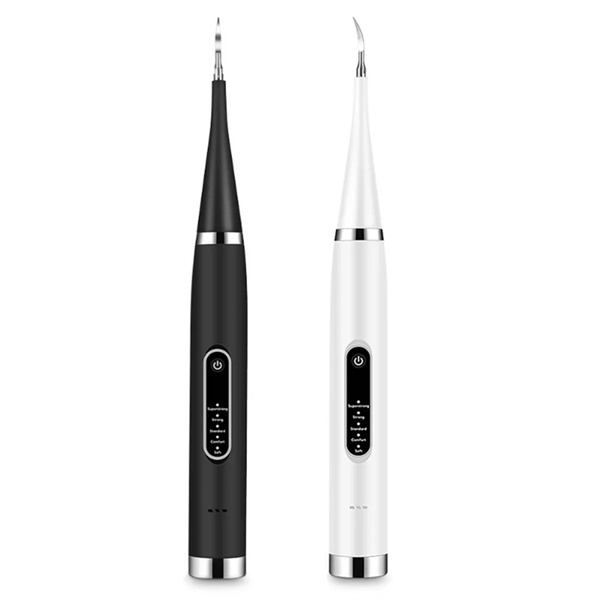 Limpiador de dientes eléctrico, dispositivo de limpieza y blanqueamiento dental, resistente al agua, elimina el sarro fresco, cuidado bucal, blanco (1 cabezal)