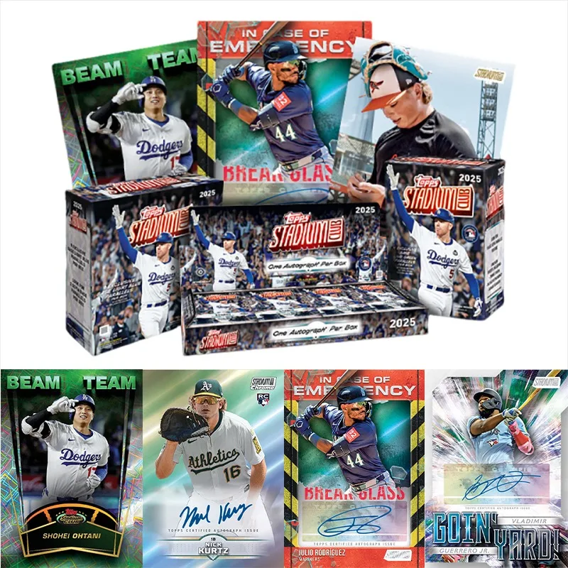 carte-collezionabili-originali-topps-stadium-club-baseball-mlb-stars-2025-carte-sportive-rare-parallel