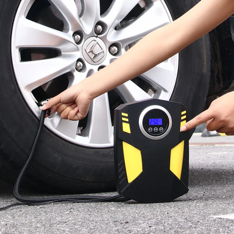 Car air compressor 12V portable electric air compressor air pump car motorcycle bicycle tire inflation pump tire repair tool