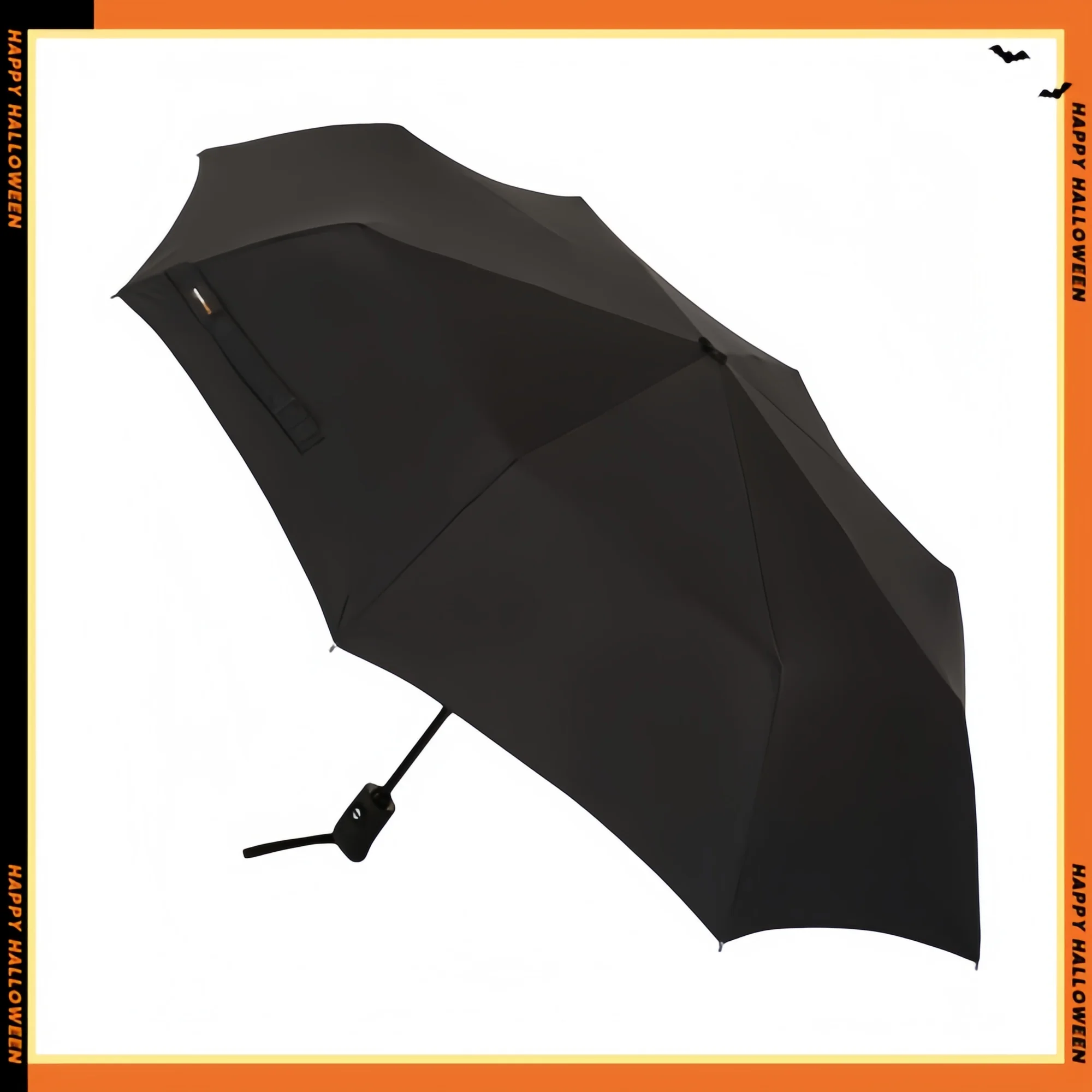 Compact Travel Umbrella with Auto Open, Strong Alloy Steel Frame, 11