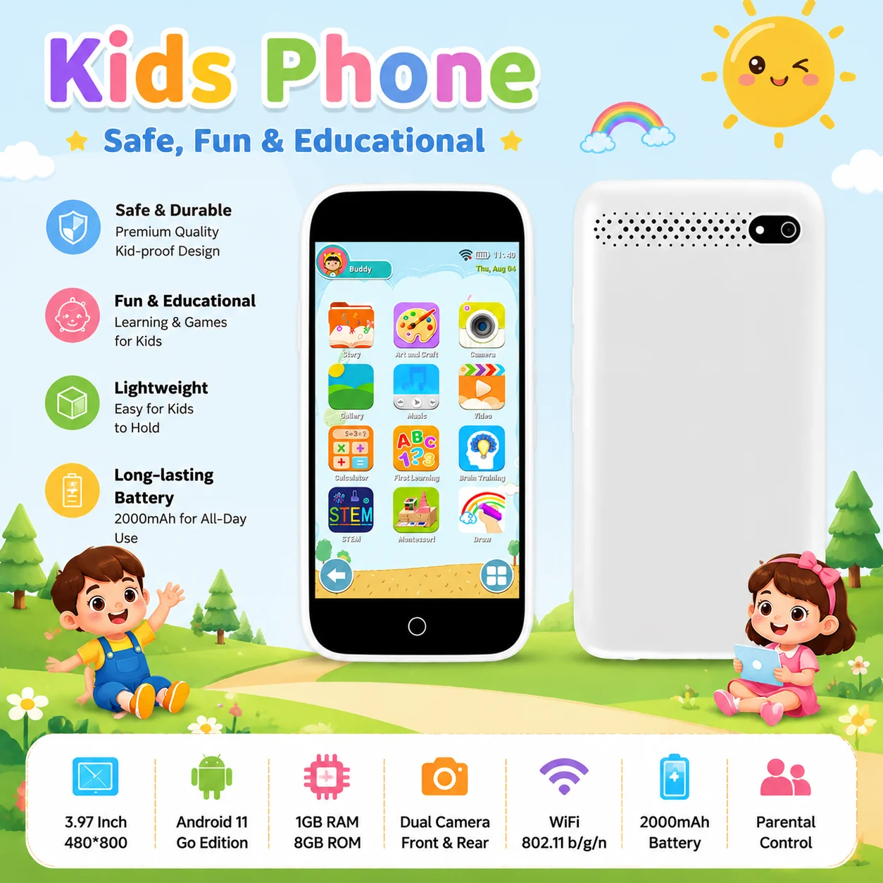 kids-toys-smart-phone-with-397-touchscreen-dual-cameras-220-games-toddler-cell-phones-learning-toys-for-children-festive-gift