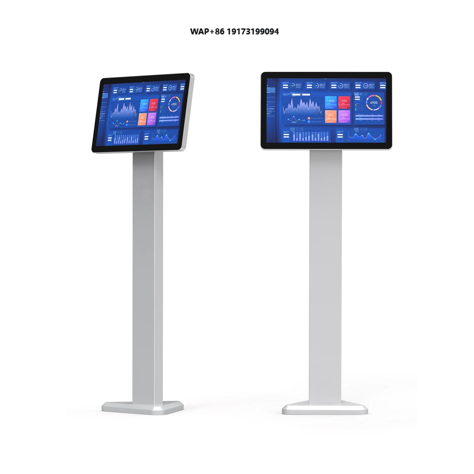 21.5 Inch Free-standing Vending Machine Automatic Payment Machine with NFC Card Reader Fast Food Self Ordering Kiosk