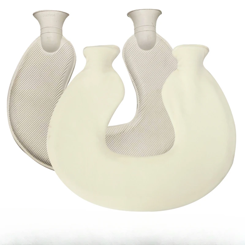 Thickened Hand Warmer Shoulder Warmer Neck Protector Hand Warmer Water-filled Rubber Hot Water Bottle Double-ended U-shaped