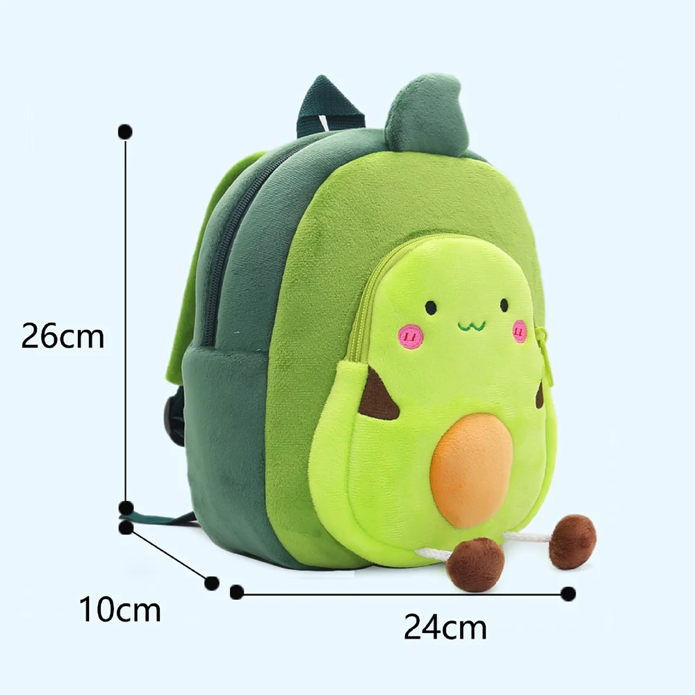 Mochilas Escolares con dibujo de aguacate para niños, morrales de fresa para guardería, Mochilas Escolares de frutas, 2022