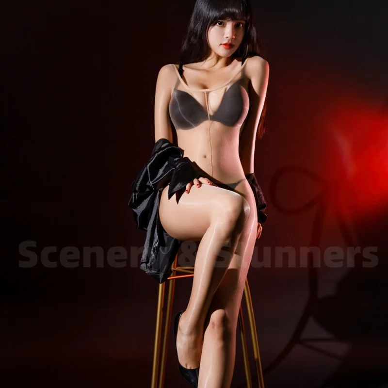 

Scenery & StunnersHuman WindYQ02Aurora One-Piece Stockings Toe Transparent Closed Crotch Seamless
