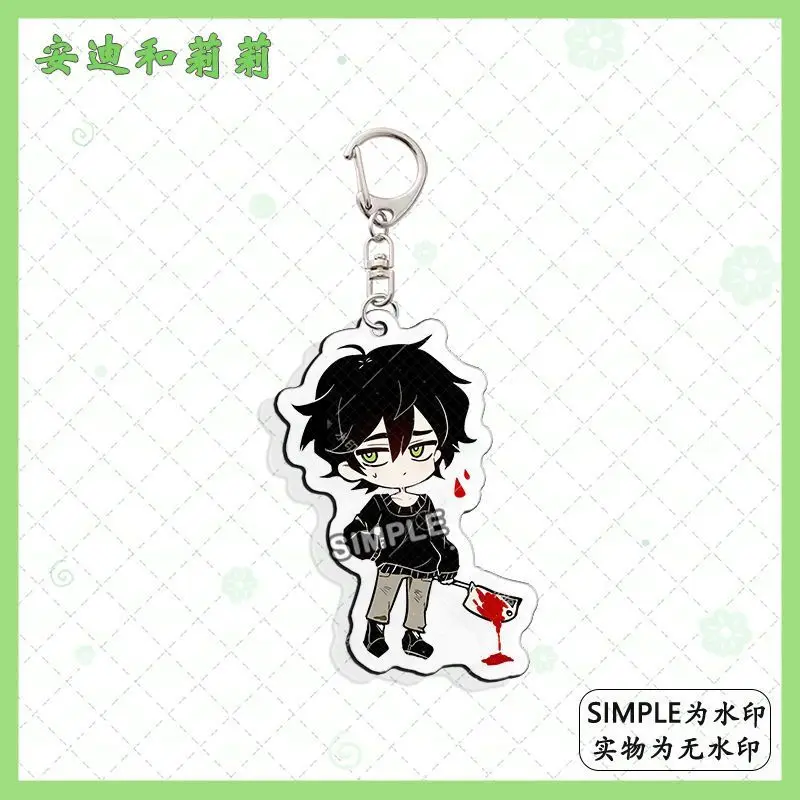 نعش آندي و ليلي الكرتون قلادة سلاسل المفاتيح أنيمي قلادة كيرينغ مجوهرات الديكور حقيبة الظهر الملحقات