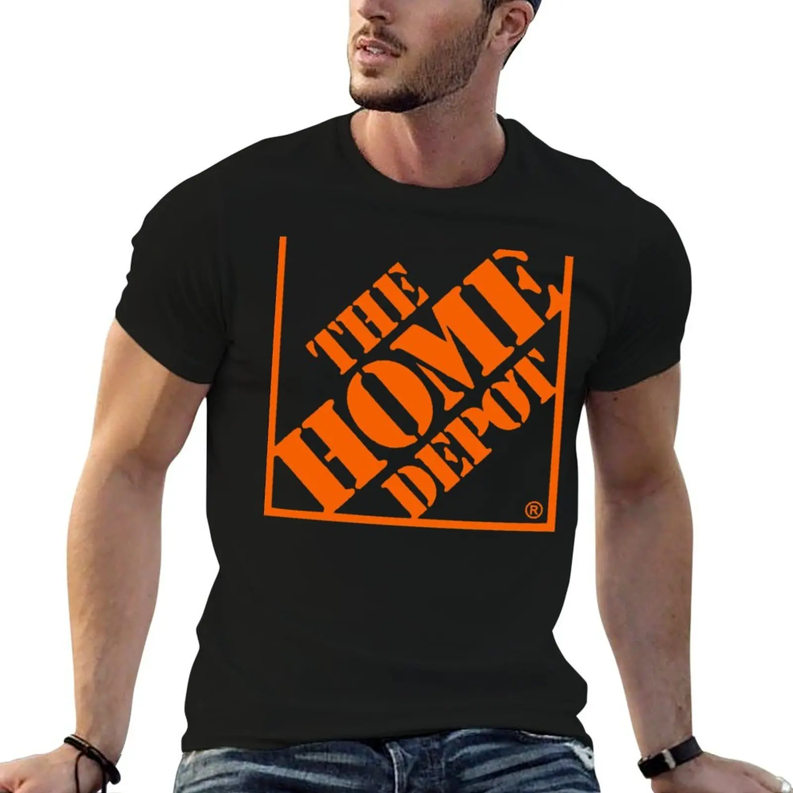 

BEST SELLER Home Depot Merchandise Essential Copy T-Shirt man t shirt summer t shirt man cotton man t shirt heavy cotton T-shirt