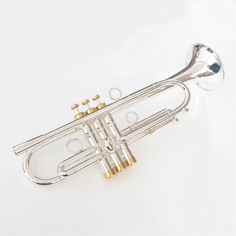 

Reverse Leadpipe Trumpet Phosphor Copper Material Trompetas Professional Trumpet Bb Key