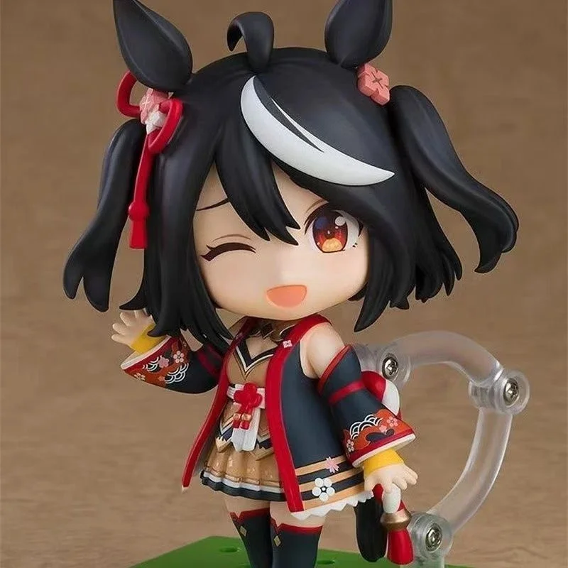 

Musume Racing Uma Girl Posable Chibi Clay Фигурка Коллекционная милая аниме-модель для настольной полки Домашний дисплей Подарок на день рождения