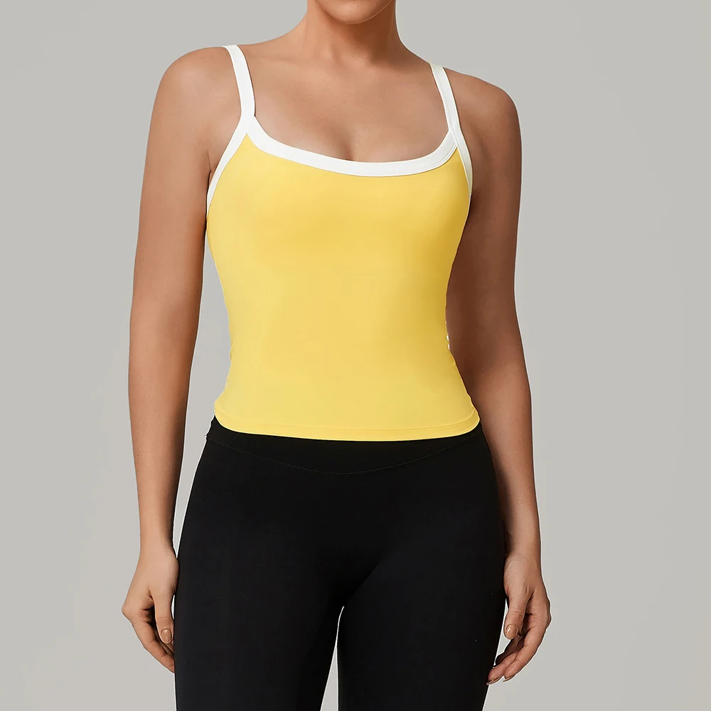 

Спортивный бюстгальтер Naked Feel с вырезом на спине - топ для йоги в стиле колор-блок, высококачественный укороченный топ для тренировок, бега и повседневной носки