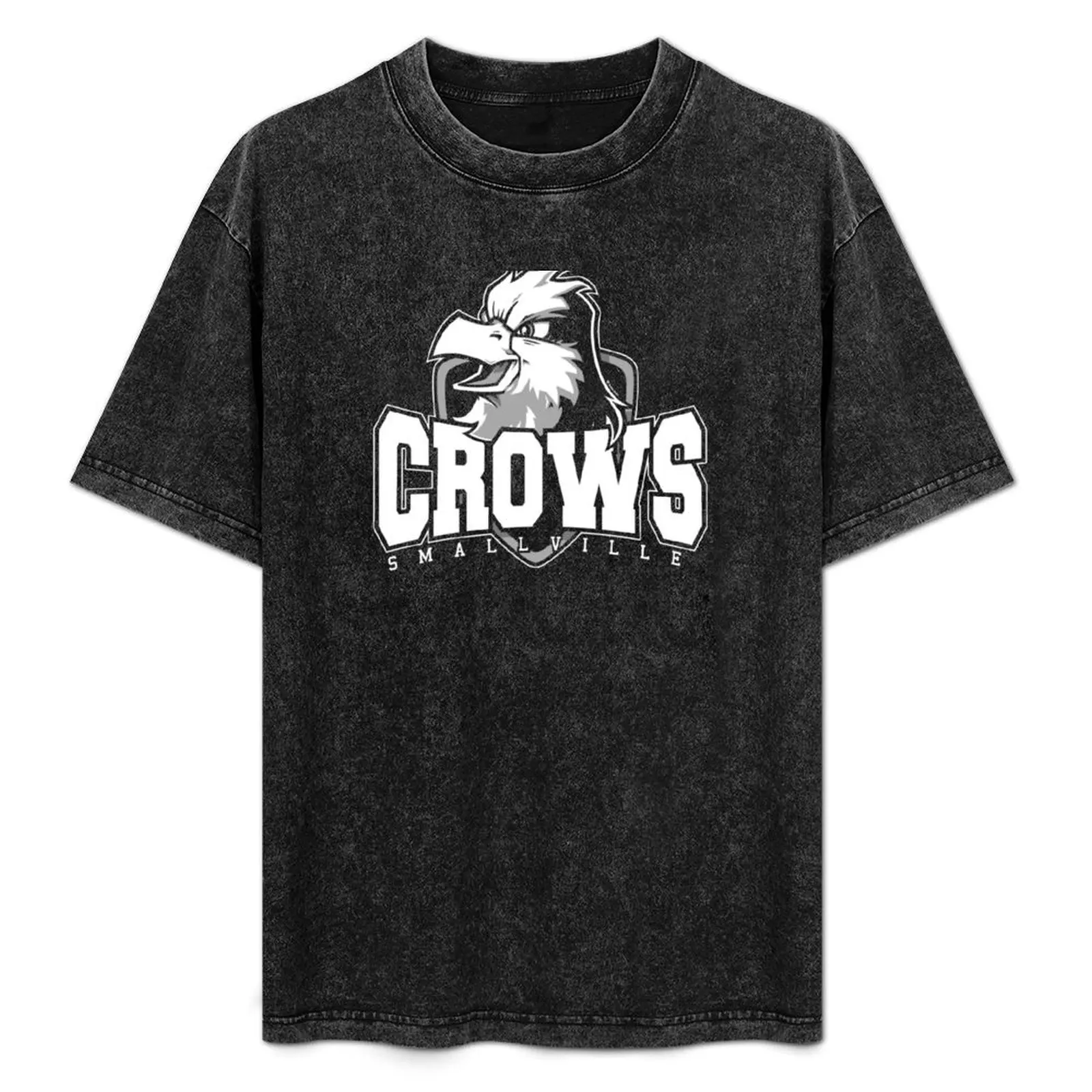

Smallville Crows T-Shirt Basic Solid Color Short Sleeve T-Shirt