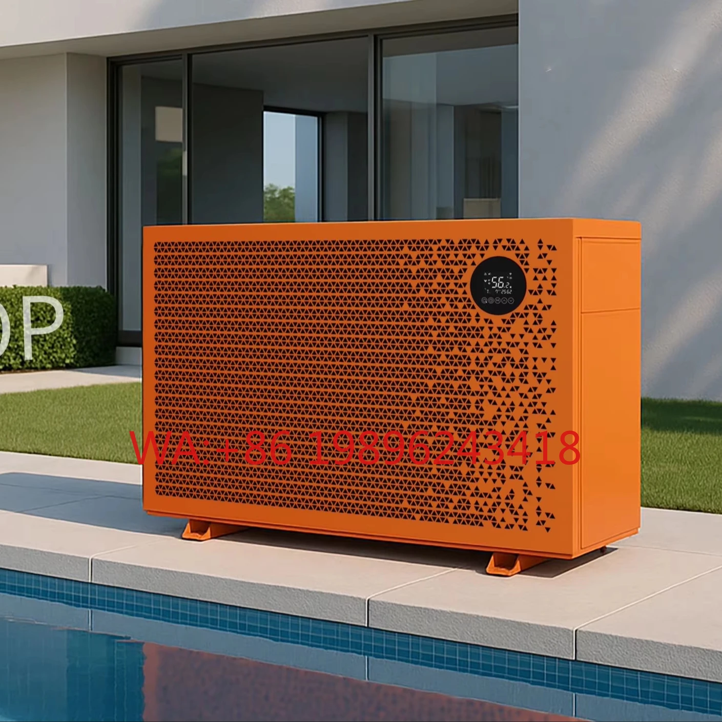 

HOT High Efficiency WiFi Smart Control R290 Swimming Pool Heat Pump Above in Ground Pools Spas for Hotels