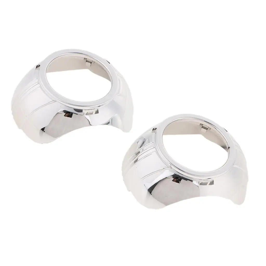 

Bi Xenon Headlight Projector Lens Cover Aluminium Mask for Retrofit Car Lampshade and Insulation Upgrade