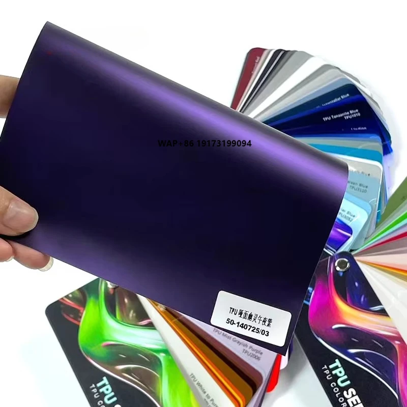 

Matte Series Hot Sale TPU Color PPF Film Self Healing Car Body Wrap Vinyl, Anti Scratch TPU Color PPF Paint Protection Film