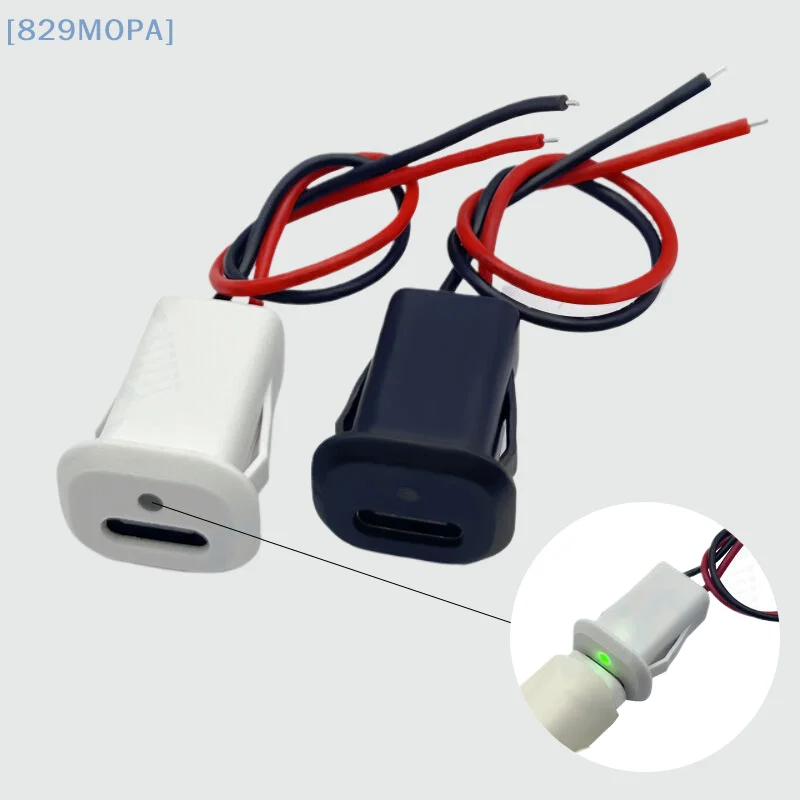 

2P Type-C Connector With Lamp Direct Pressure Type Female Socket Electric Vehicle Car With Cable