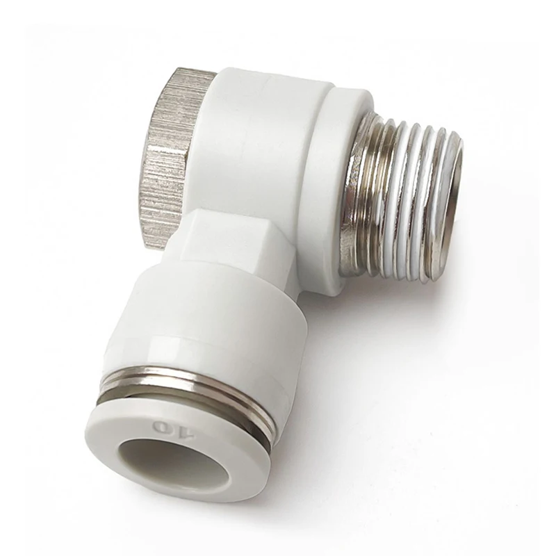 Tubo OD 4 6 8 10 12mm connettore rapido pneumatico PH giunto a gomito esagonale esterno filettatura maschio 1/8 1/4 3/8 1/2 raccordi per tubi flessibili BSP