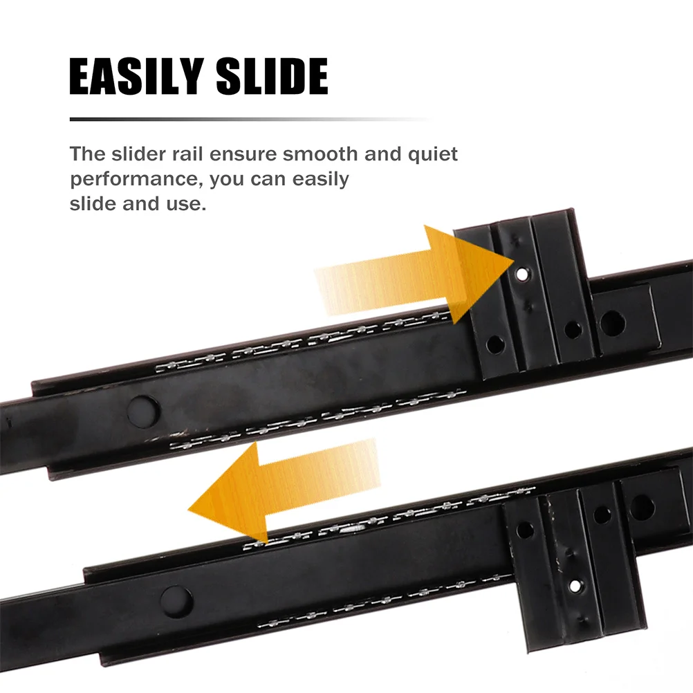 

Keyboard Slide Accessories Heavy Duty Drawer Slides Thicken Tray Guide Rails