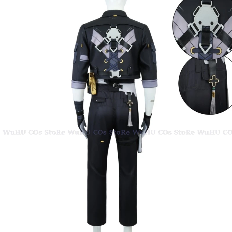 Disfraz de juego Wuthering Waves para hombre y mujer, Cosplay de Rover V2.0, uniforme de combate guapo, ropa de juego de rol para fiesta de Halloween