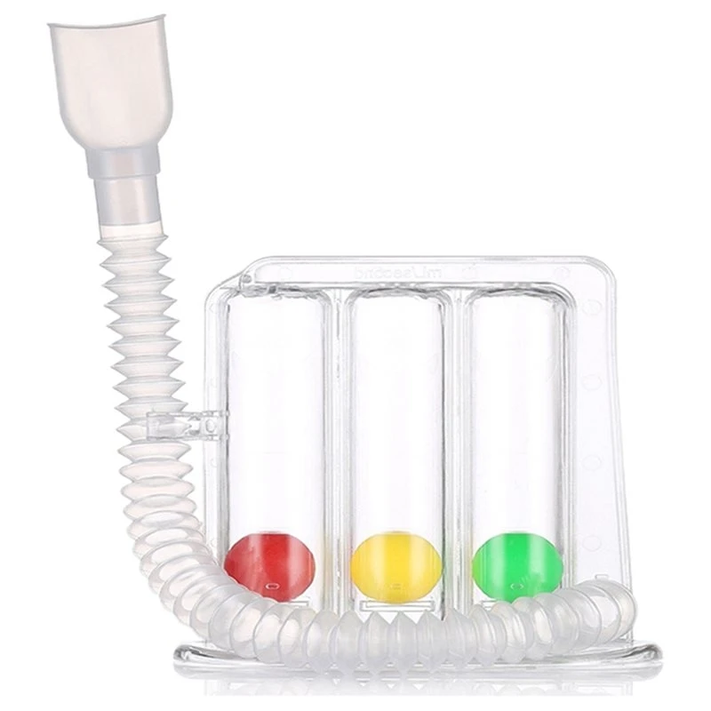 A27U Upgraded Deep Lung Exerciser With Breath Measurement, Portable Sports Breathing Trainer For Household Health Care