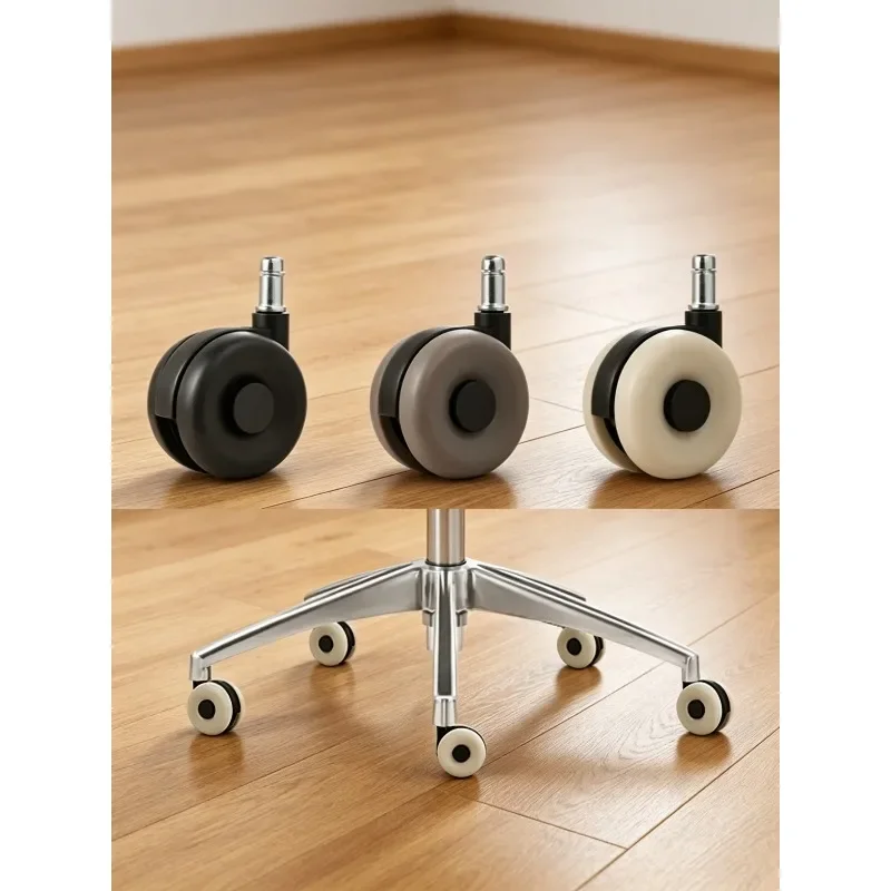 5 Pcs Circlip 11mm Chair Wheel  Accessories Computer Pulley Boss Caster Universal Rubber Load 200KG