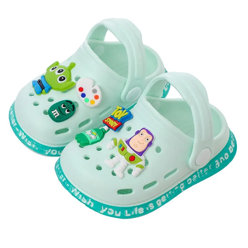 Disney Toy Story Buzz Lightyear sandali baby Todder Shoes scarpe da spiaggia per bambini Cute Children Cartoon ragazzi e ragazze zoccoli pantofola