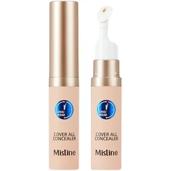 Mistine Cover All Concealer Makeup Natural Coverage Lightweight Conceals Pimple Marks Dark Eye Circles Long Wear Foundation
