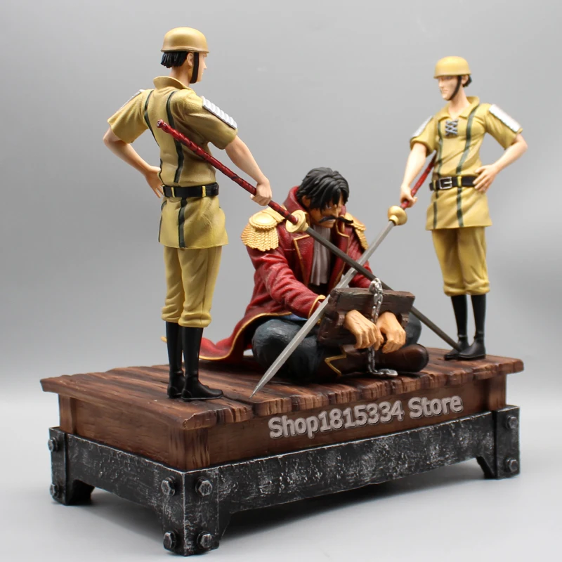 Figuras de acción de One Piece de Anime Gol·D·Roger Soldier, 26,5 cm, juguetes de modelos de colección de PVC, regalos de decoración de escritorio