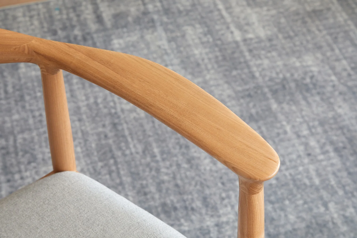 Creative Wooden Book Chair White Wax Wood Solid Ash Wood Original Presidential Soft Package Chair Solid Wood Dining Chair
