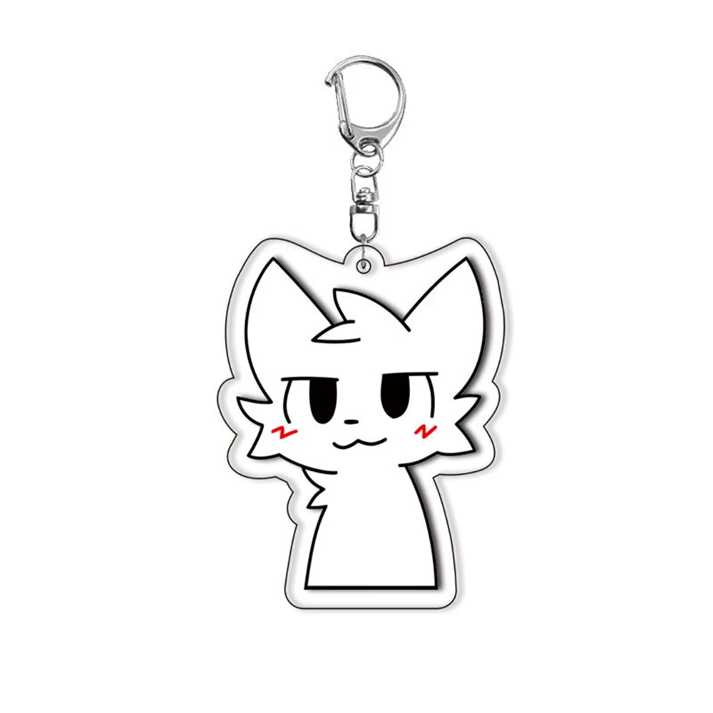 Anime Dog Cosplay COSTUME Acrylic Keychain Key Accessories Pendant Prop Xmas Gilf