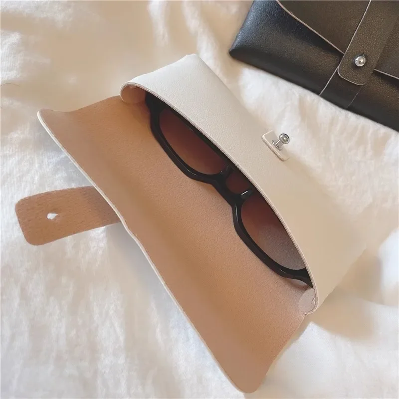 New Fashion Pu Leather Glasses Bag Protective Case Cover for Women Men Portable Sunglasses Case Box Reading Eyeglasses Bags