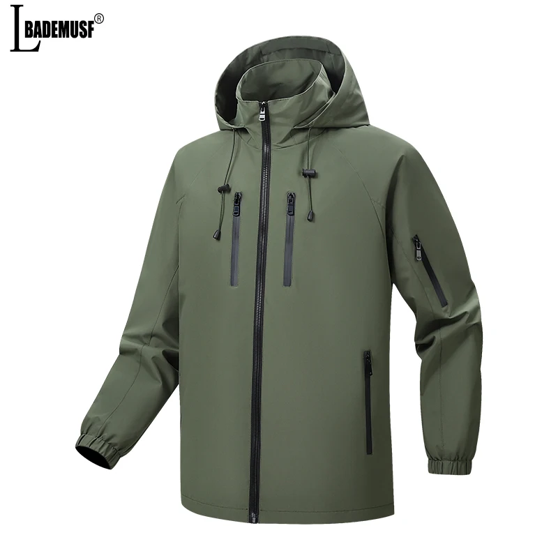 Man Spring Autumn Outdoors Motion Interchange Jacket Windproof And Waterproof Skiing Hiking Mountaineering Attire New Coat Man