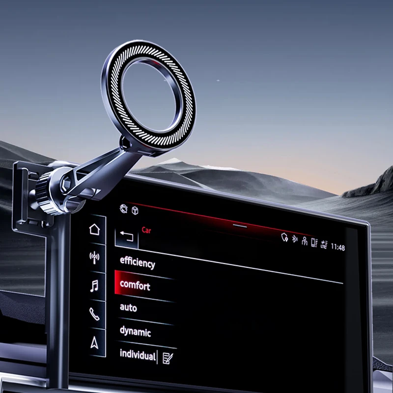 

Модификация обновления Damei для Range Rover, новый алюминиевый сплав, магнитная присоска, установка пряжки для автомобильного телефона