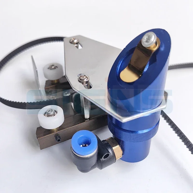 

CO2 Laser Head With Air Nozzle, Carriage Rollers, Fix Plate, 5mm Belt for K40 Laser Engraving Cutting Machine Lens Dia 12mm