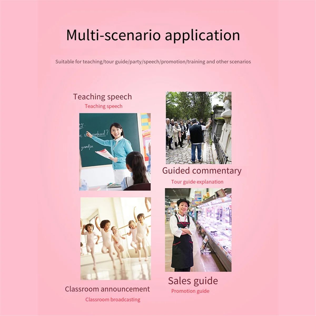 2200mah Voice Amplifier Multifunctional Voice Speaker Portable Speaker with Microphone Display, for Teachers Speech A