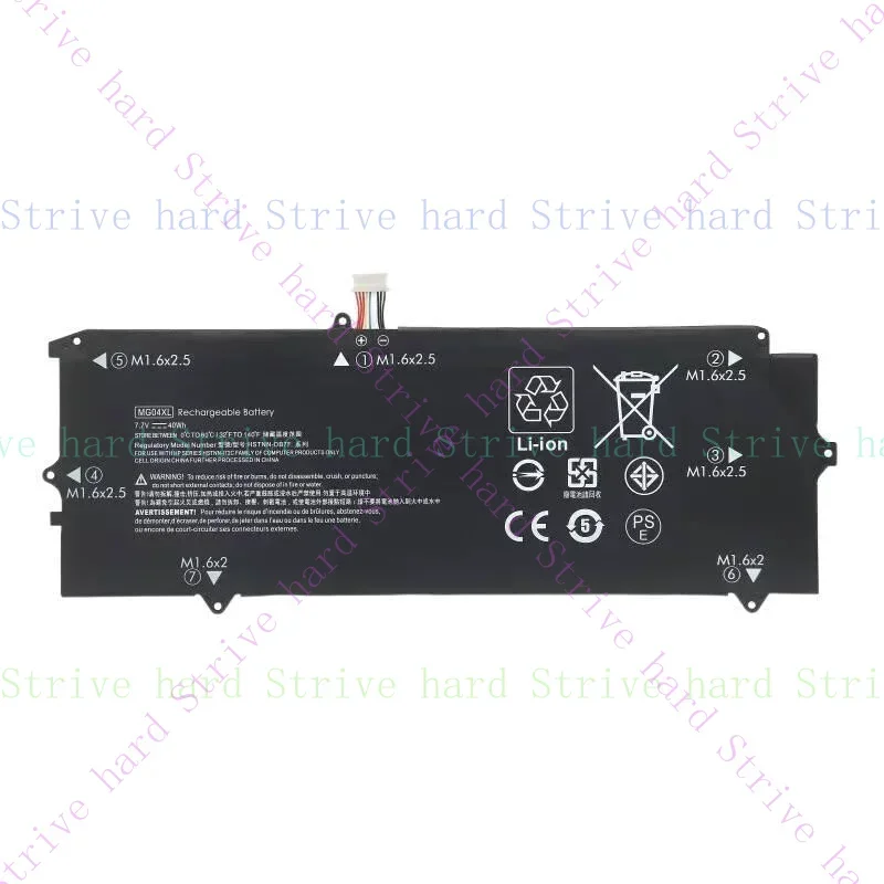 

MG04 MG04XL Laptop Battery For HP Elite X2 1012 G1 Series 812205-001 40Wh 7.7V