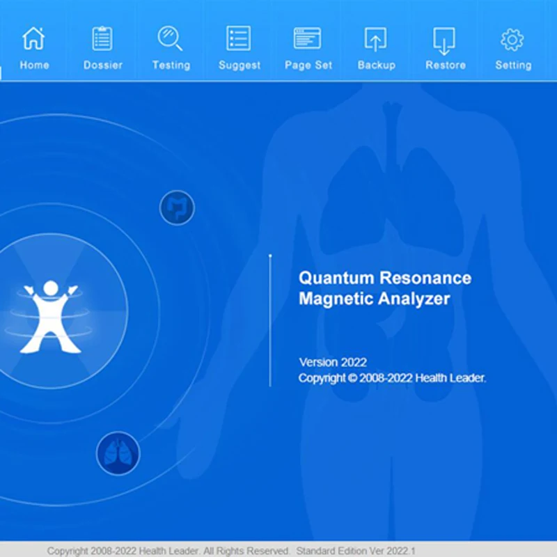 Best Selling 12th Generatie Bio Scanner Quantum Systeem Bio Resonantie Analyzer