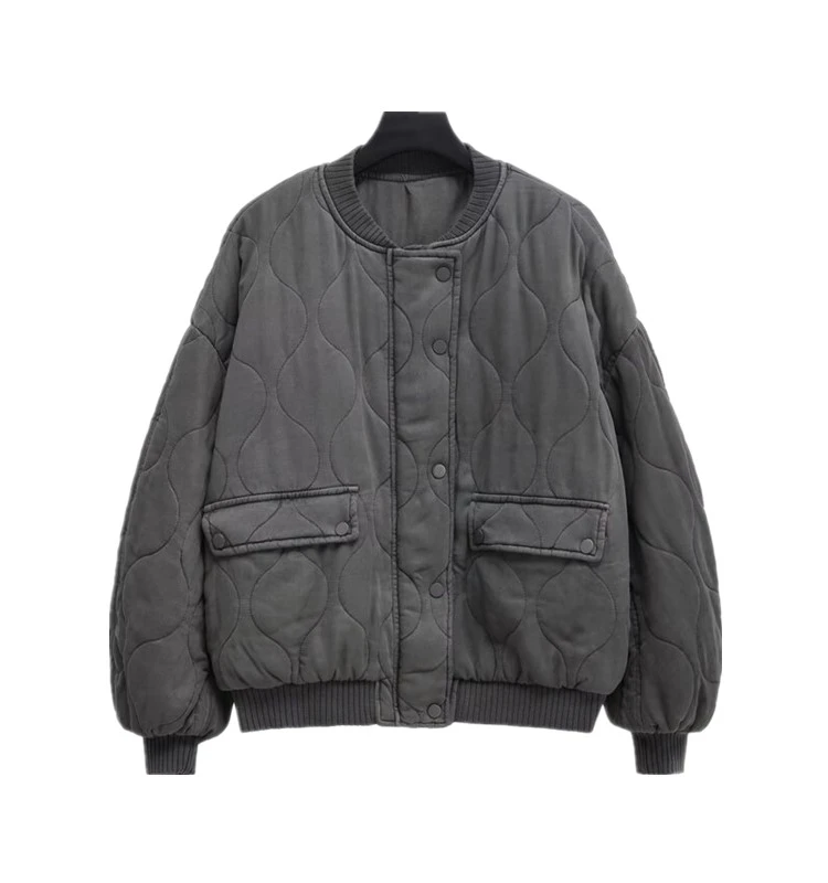 

Loose Pilot Jacket Outerwear New Arrival Women's Cotton Clothing Fall 2023 Short Style Long Sleeve Commute Style Fashion