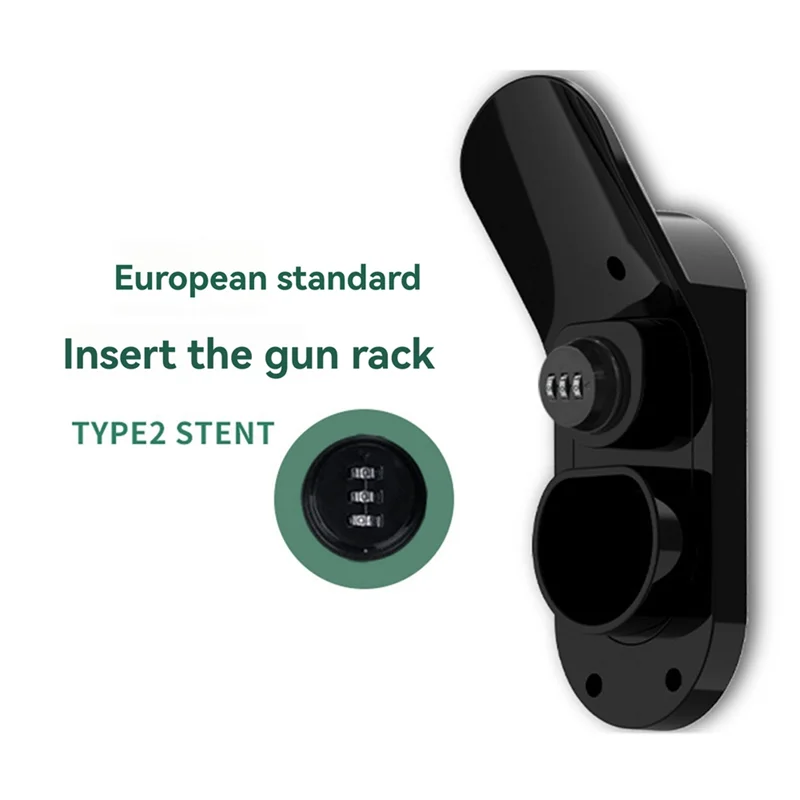 AS57-Charger Cable Holder Electric Car Charging Head Bracket Universal EV Charger Cable Holder