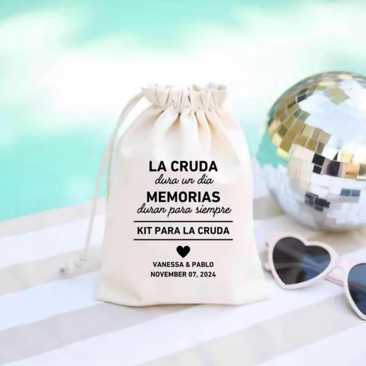 25 piezas SNHVXLFW Kit de recuperación de resaca personalizada bolsas con cordón, 20 piezas una recuperación cruda - Para La Cruda - Solo resaca dura a