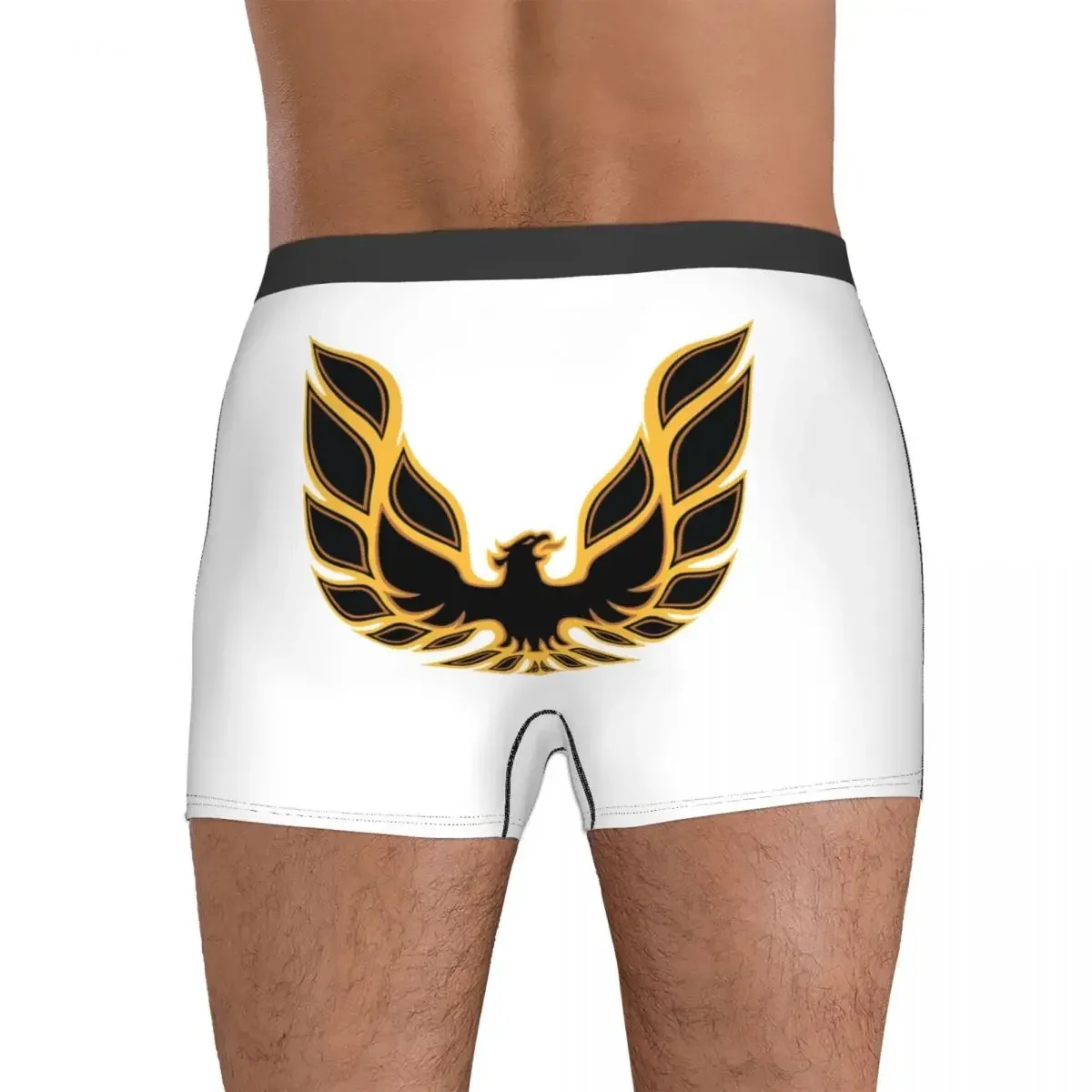 Cuecas boxer pontiac trans am firebird bandido calcinha dourada masculina roupa interior respirável para homme homem namorado presentes