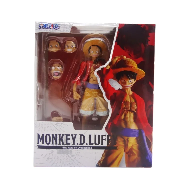 

15CM BOXED Anime One Piece BJD Joints Moveable Luffy PVC Action Figure Collection Model Toys Gift