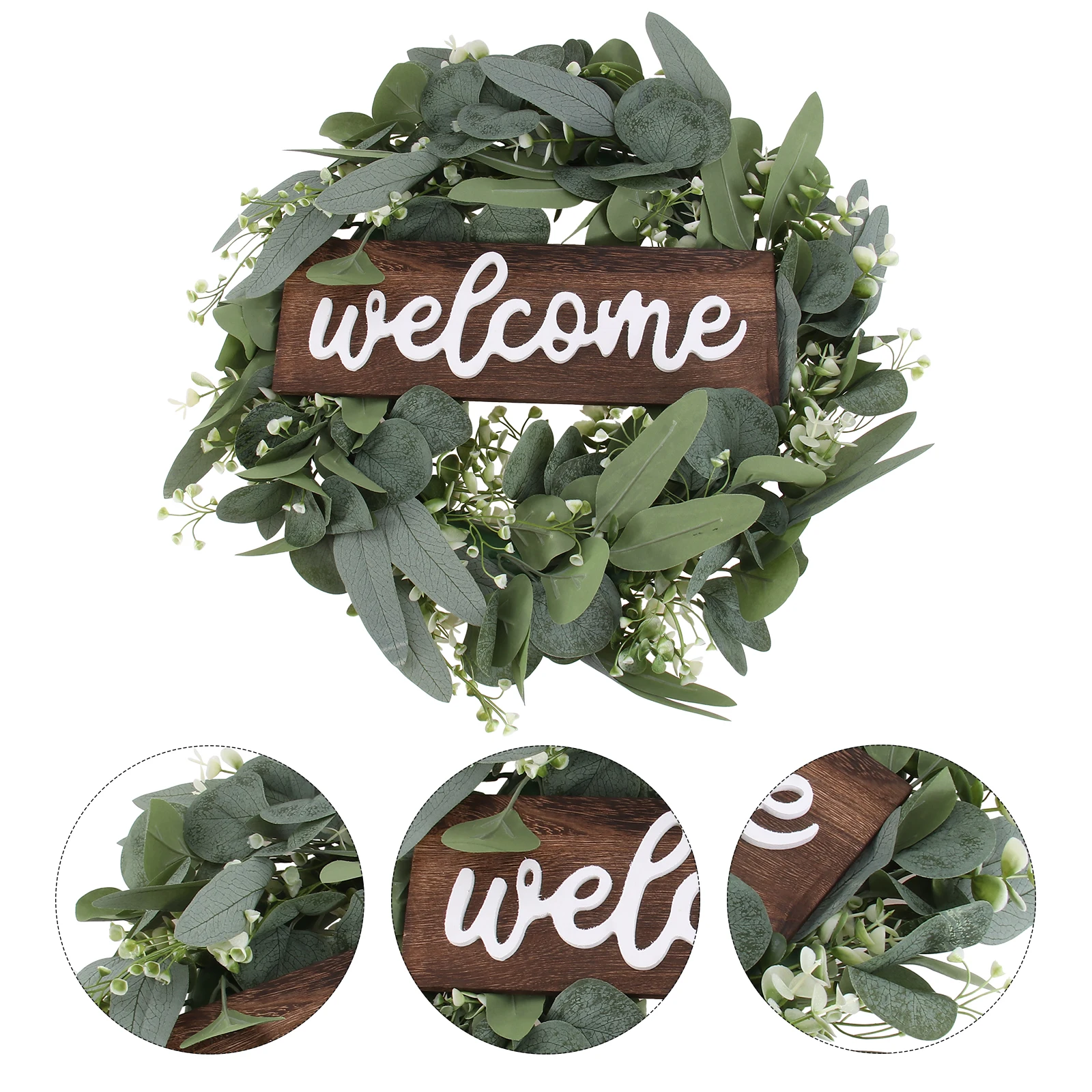 

1Pcs Decorative Pendant Wreath Decoration Garland Adornment Premium Material Home Pendant Garland Fresh Light Up