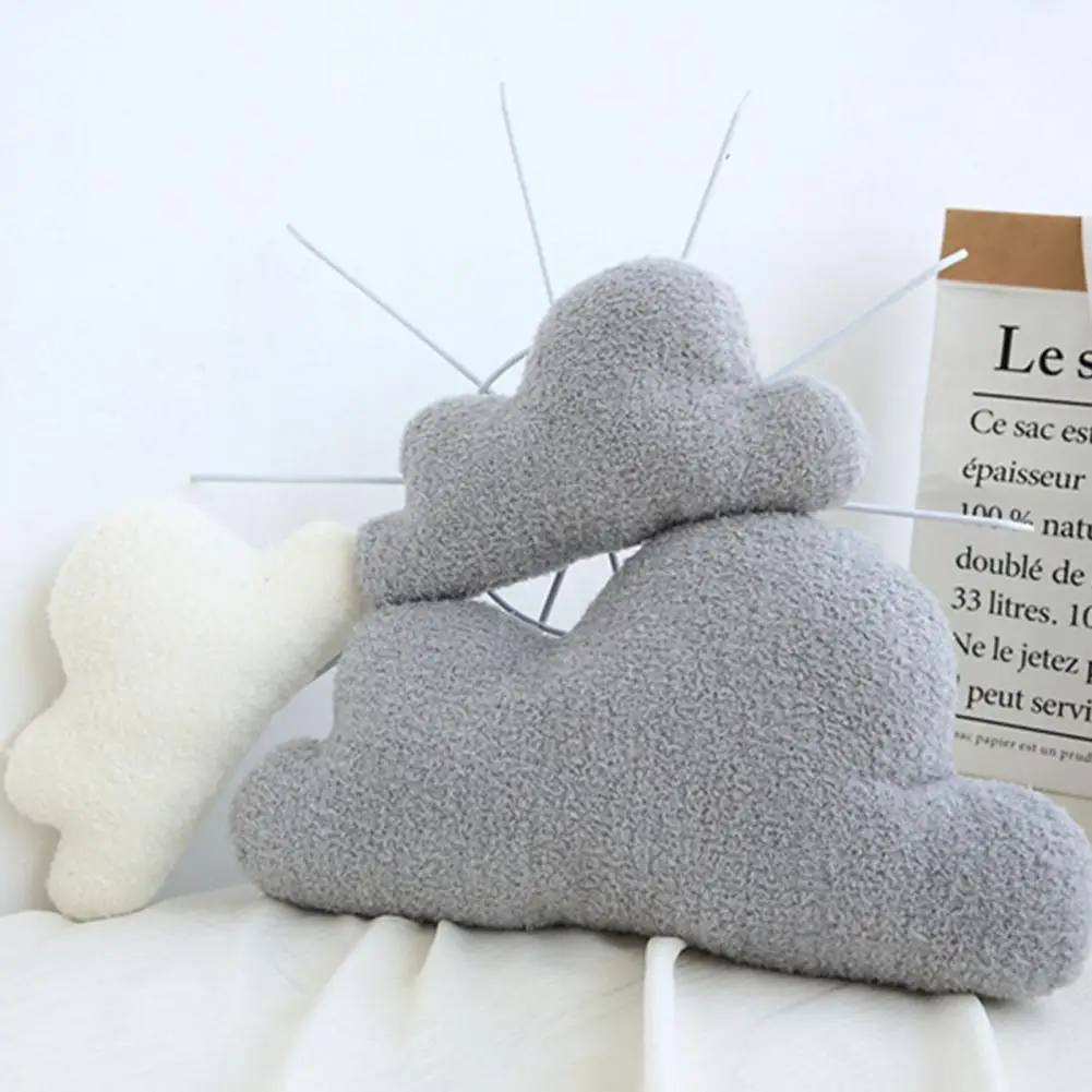 PP Cotton Stuffed Cloud Cushion Easy to Care Companion Unique Plush Doll Sofa Cushion Pillow Home Decor Gadget